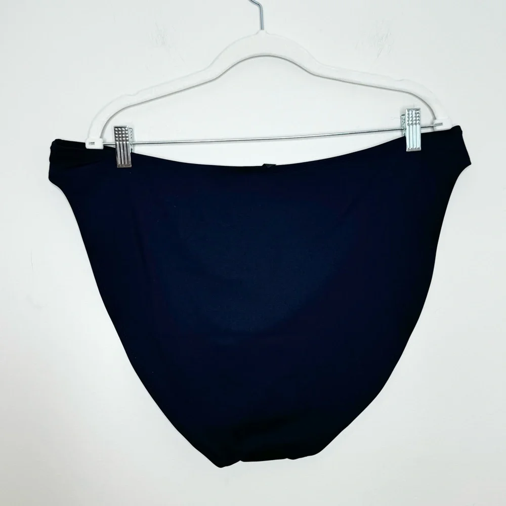 NWT SKIMS Recycle Swim Bikini Bottom Black 4X